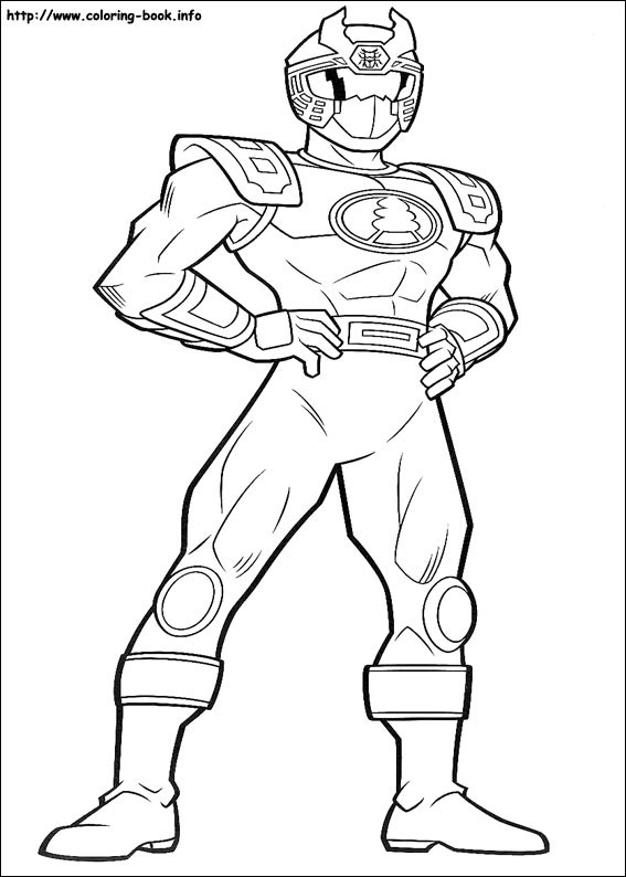 Power Rangers coloring picture